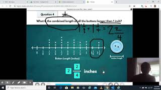 Multiplying fractions on a line plot [upl. by Chico]