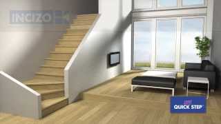 Ступени из ламината с профилем Quick Step Incizo Инцизо 5 в 1 [upl. by Wilinski119]