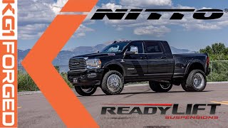 Leveled 2023 Ram 3500 Longhorn Limited Dually on 24quot kg1forged [upl. by Aland50]