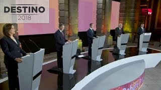 Primer debate entre los aspirantes a la presidencia [upl. by Yrruc989]