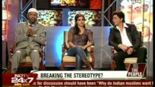 3Dr Zakir Naik Shahrukh Khan Soha Ali Khan on NDTV with Barkha Dutt [upl. by Halimak]