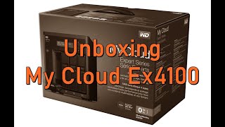 Western Digital WD EX4100 My cloud NAS Device Unboxing [upl. by Kenyon]