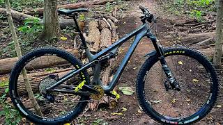 Yeti Cycles SB115 1 minute reviewride footage  Palos [upl. by Eryt]