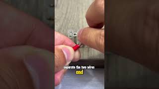 Connect multiple stranded wires to a screw terminal connector electrician [upl. by Lanni]