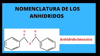 nomenclatura de anhidridos ejercicios ejemplos 2022 [upl. by Ahsenev]