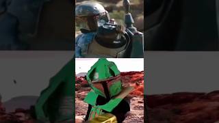 LiveAction Recreating Mandalorian Boba Fett vs Stormtroopers Comparison UPDATED shorts bobafett [upl. by Alikee875]