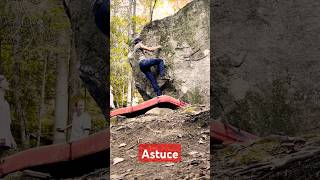 Astuce V3 climbed by Alexandre Goulet valdavidbouldering bouldering [upl. by Joana]