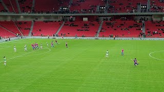 Arena Kombetare  Air Albania Stadium  Ndeshja e pare zyrtare  Vllaznia vs Apolonia femra [upl. by Diskin]