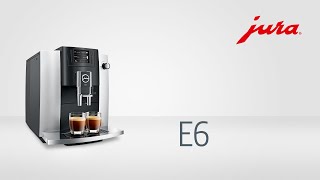 JURA E6  Kaffeevollautomat  Fully automatic coffee machine [upl. by Binette941]