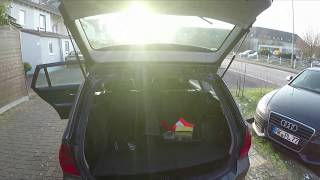 ✅WO FINDET MAN DIE AUTOBATTERIE IN EINEN BMW3ER  E 91  TOURING ✅XY9777 [upl. by Yuh575]