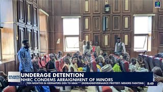 UNDERAGE DETENTION NHRC Condems Arraignment of Minors [upl. by Nailluj]