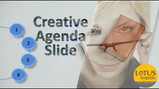 PowerPoint Tricks Creative Agenda Slide in Powerpoint Presentation [upl. by Rajewski]