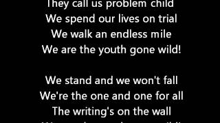 Skid Row  Youth Gone Wild Lyrics [upl. by Uird506]