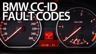 Reading BMW CCID codes of warning messages E87 E90 E60 X5 E70 E63 [upl. by Mchenry]