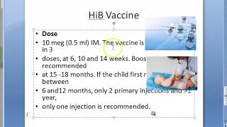 Pediatrics HiB Vaccine Hemophillus influenzae B bacteria schedule safety [upl. by Pyszka]