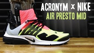 ACRONYM X NIKE AIR PRESTO MID VOLT REVIEW [upl. by Aillicsirp583]