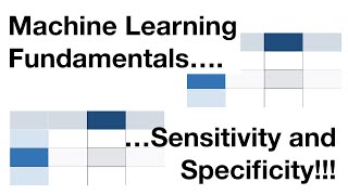 Machine Learning Fundamentals Sensitivity and Specificity [upl. by Assirolc]