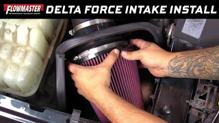 200104 GM SilveradoSierra 2500HD 66L  Delta Force Cold Air Intake 615153 [upl. by Gianina]