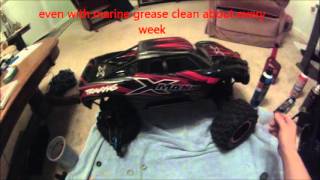 How to clean and relubricate Xmaxx and other RC bearings [upl. by Sakovich]