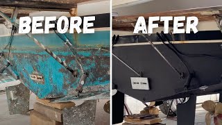 1 WEEK left of Boat Renovation on a Budget l BeforeAfter  Episode 5 [upl. by Enylekcaj302]