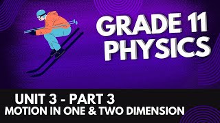 grade 11 physics unit 3 part 3 [upl. by Utham]