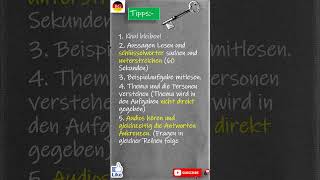 B2 Hören Teil 3 Goethe Zertifikat B2  Effective tips and tricks [upl. by Acile659]