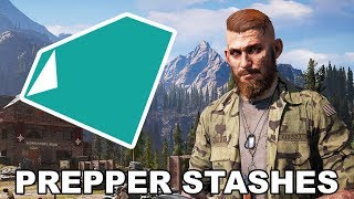 Far Cry 5  All Whitetail Mountains Prepper Stash Locations [upl. by Sari]