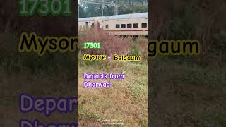 🌿🍃mysore belagavi expresstrain viralvideo swr railway highspeedtrain viralvideo viralreels [upl. by Ardyce916]