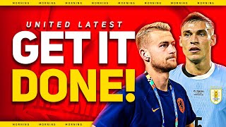 SIGN De Ligt amp Ugarte NOW Ten Hag TRANSFER Message Man Utd Transfer News [upl. by Alaaj164]