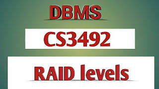 RAID concepts in DBMS tamilCS3492Anna university reg2021 [upl. by Serica590]