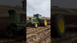 JOHN DEERE 4520 Tractor Drive Plowing bigtractorpower [upl. by Dagny450]