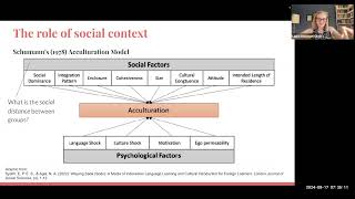 EDC 420 Schumann Acculturation Theory [upl. by Presber]