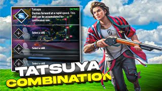 TATSUYA  RUSH COMBINATION   Free Fire Best Short range Skill Combo 🔥 [upl. by Eenafit368]