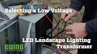 Selecting A Low Voltage LED Landscape Lighting Transformer [upl. by Josephina]