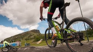 Skeikampen Pump Track  sykkelløype med kuler hopp og doserte svinger [upl. by Lammond314]