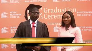 Interview with Ayodele Olawande one of the graduand [upl. by Lechar]