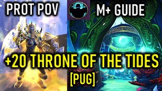 20 THRONE OF THE TIDES TOTT  SEASON 3 MYTHIC PLUS M GUIDE  PROT PALADIN TANK  DRAGONFLIGHT FORT [upl. by Notyalk268]