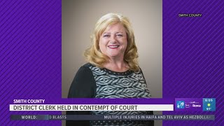 Smith County district clerk accused of not allowing unneeded jurors to leave ordered to serve jail t [upl. by Rednasela]