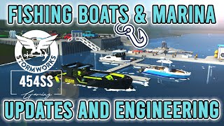 Fishing Boat FLEET Updates  Dock Fishing in Stormworks [upl. by Meeks]