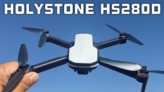 Holystone HS 280D Review and Test Flight [upl. by Ehtylb]