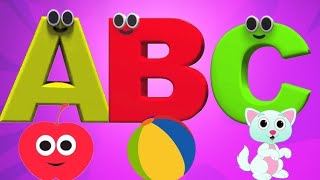 ABCD Phonics song abcd Two words Nursery rhymes A to Z alphabet phonics sound Chichoo tv [upl. by Wrench695]