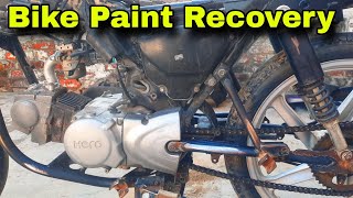 Bike Paint Recovery  How To Bike Spray Painting  Qamar Bike Restoration  QBR [upl. by Fiorenza622]