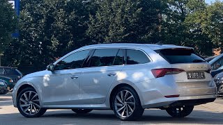 Skoda NEW Octavia Combi 2020 in 4K Brilliant Silver 18 inch Perseus walk around amp detail inside [upl. by Lenroc]