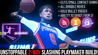 2WAY SLASHING PLAYMAKER BUILD WITH SHARP TAKEOVER NBA 2K22 NEXT GEN [upl. by Lewak]