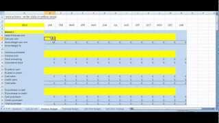 Business Plan excel template [upl. by Jarrow]