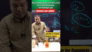 Oxidising Nature of Nitric Acids😱Reaction of Zinc metal and Nitric Acid🔥experiments chemistry [upl. by Romola]