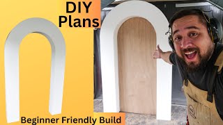 DIY Arch Backdrop How to trace arches and cut straight lines [upl. by Leber863]