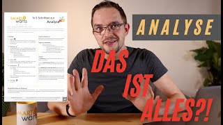 Nur 5 Schritte zur perfekten Analyse [upl. by Destinee]