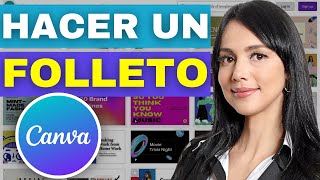 Cómo HACER un FOLLETO en Canva 2024  Paso a Paso [upl. by Sinnek]