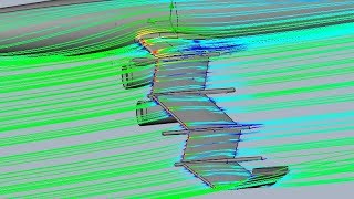 Zigzag Wing Aircraft Concept Aerodynamics  SolidWorks Flow Simulation [upl. by Barncard]